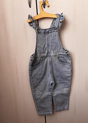 Комбінезон джинсовий zara для дівчинки