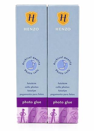 Henzo photo glue 100 мл (набір 2 шт) — професійний клей для фото, acid-free