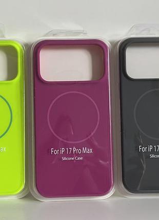 Чохол silicone case magnetic для iphone 17 pro max