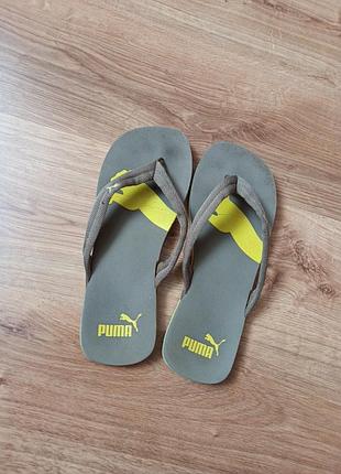 Мужские шлепанцы вьетнамки puma