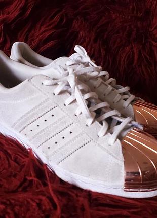 Кроссовки замшевые унисекс adidas superstar 40/40.5