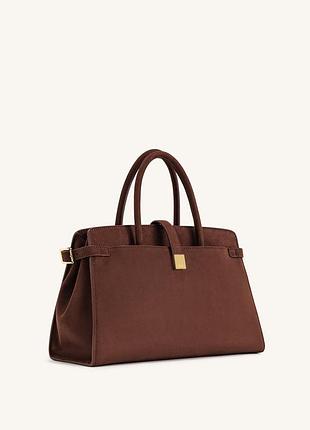 Сумка jw pei saige faux suede tote bag - brown