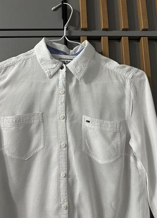 Жіноча сорочка tommy hilfiger білого кольору xs