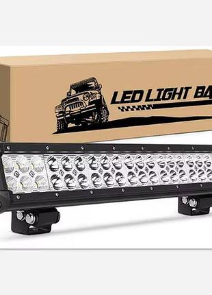 Светодиодная led балка комбинированного света 52 см 126w 12-24v под номерной знак