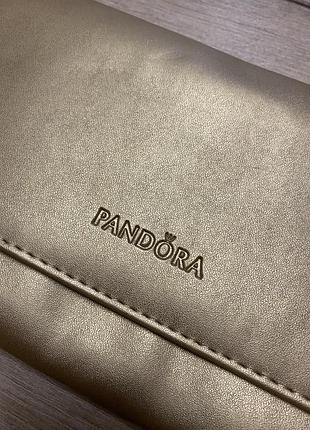 Золотистый клатч конверт pandora shine оригинал