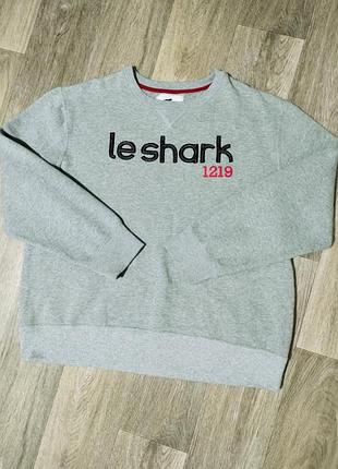 Мужской серый свитшот le shark , размер xl