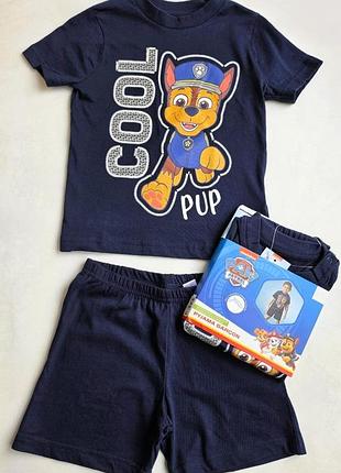 Дитяча піжама літня paw patrol 98-104 см для хлопчиків