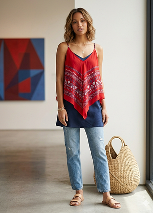 Топ шелковый bcbgmarazria