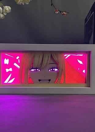 Многослойный ночник лампа аниме марин китагава светильник marin kitagawa rgb