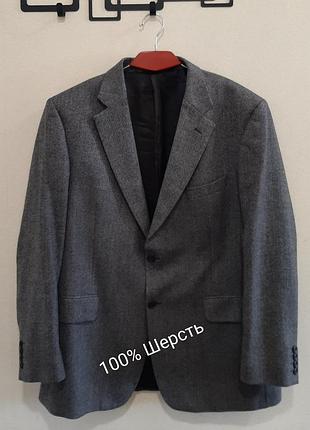 Премиальный шерстяной пиджак от marks &amp; spencer (england), р. 50-52