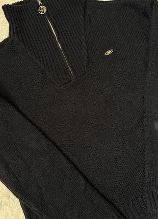 Синій светр u.s. polo assn. на блискавці (half-zip), оригінал, розмір xs-s