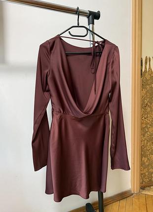 Сатинова сукня must have 36 розмір