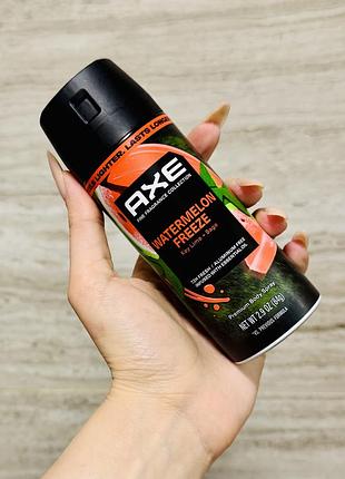 Дезодорант-спрей з ароматом кавуна axe watermelon freeze deodorant body spray
