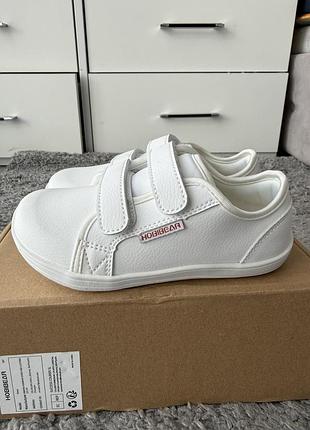 Дитячі білі кросівки hobibear barefoot 30 розмір 19,2 см