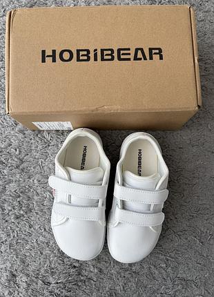 Дитячі білі кросівки hobibear barefoot 30 розмір 19,2 см