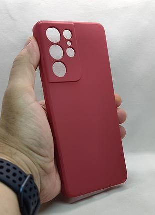 Силиконовый чехол, бампер для samsung galaxy s21 ultra