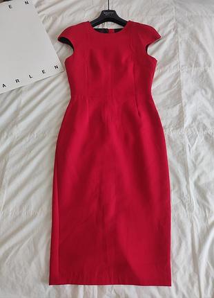 Платье zara, красное
