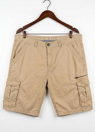 Стильні чоловічі шорти-карго acw85 (matalan) оригінал casual xl-xxl мілітарі 10/10