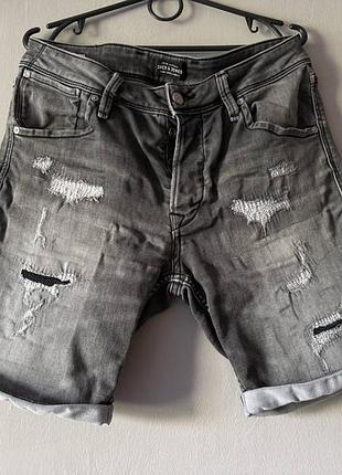 Мужские джинсовые шорты jack &amp; jones jeans intelligence