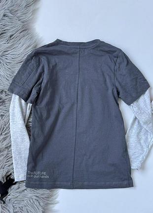Кофта, лонгслив, реглан f&amp;f 7-8 лет 2