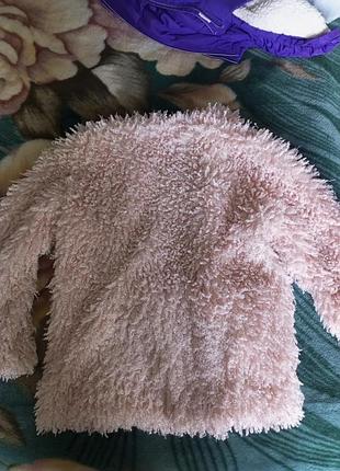 Кардиган для девочки розовый 6