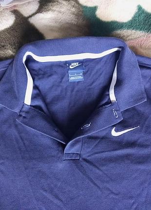 Поло мужское синее nike