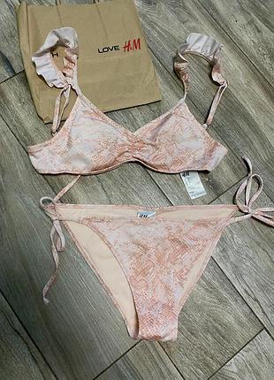 Купальник роздільний з воланами як victoria’s secret