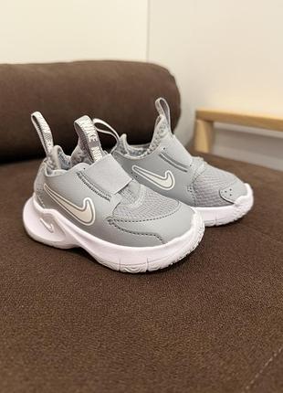 Кроссовки детские nike flex runner 3 grey, размер 19,5, 12 см