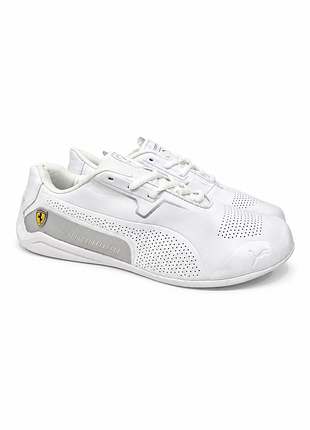 Кроссовки мужские натуральная кожа puma белые вьетнам