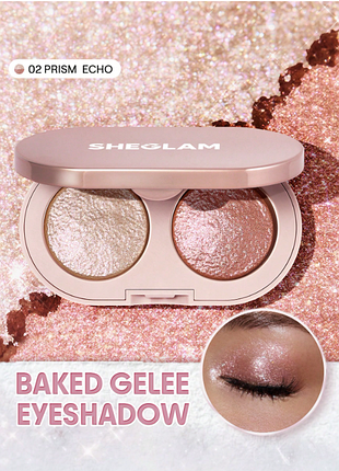 Запечені тіні-дует sheglam prismalight baked gelee - 02 prism echo (6012-02)