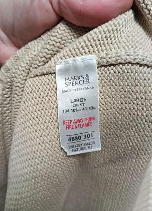 Полувер хлопковый m&amp;s, размер l 6