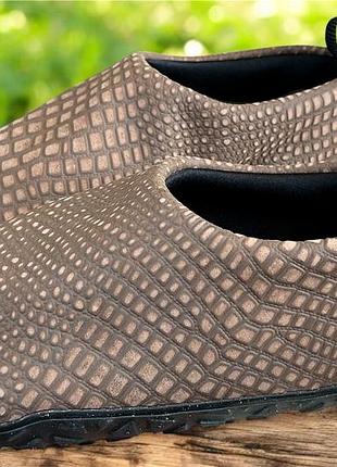 Чоловічі шкіряні сліпони nike acg air moc "croc" | нові |в коробці