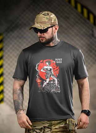 Тактична футболка born of war grey