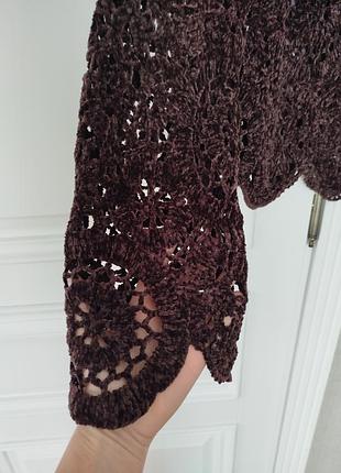 Светр кроше zara 6