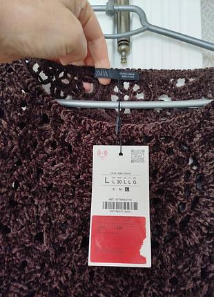 Светр кроше zara 4