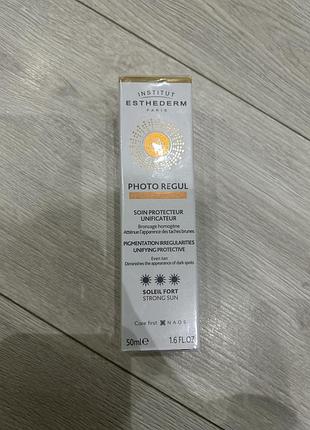 Сонцезахисний крем institut esthederm photo regul для шкіри з пігментацією.