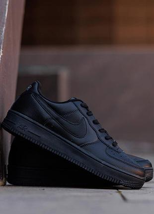 Кроссовки nike air force 1 low ‘07 black edition