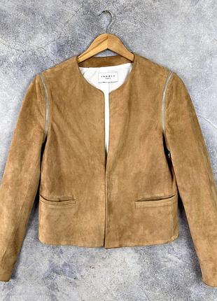 Sandro paris leather жіноча куртка жилетка
