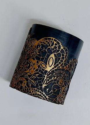 Свечи, "кружевные свечи", ручная работа, 300г