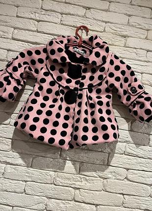 Пальто для дівчинки/ розмір від 1 до 2+ джинси розмір 92 sinsay в подарунок 🎁