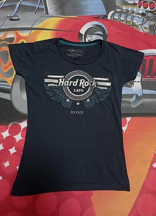 Женская футболка hard rock cafe rome.