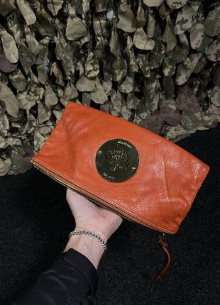 Mulberry daria clutch leather riri,fiocci made in england оригінал клатч мюлберрі