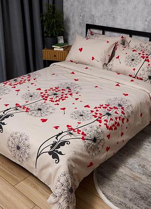 Комплект постельного белья moon&star бязь gold люкс love dandelion king size 220x240 наволочки 2х40х60