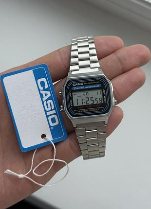 Електронний годинник casio a168wa-1yes — культова модель серії casio vintage, яка стала іконою ретро-стилю 80–90-х років. класични