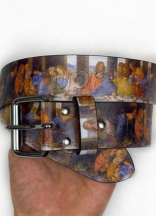 Кожаный ремень supreme тайна ужин supreme last supper leather belt кожаный ремень