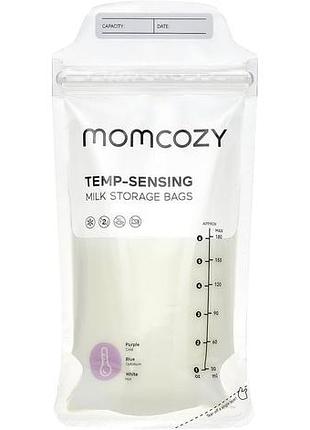 Пакеты для хранения грудного молока momcozy 180 мл с индикатором температуры, 200 шт (сток европа)
