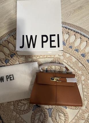 Сумка jw pei бренд ,сумка середнього розміру, веганська шкіра