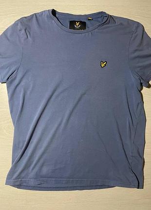 Футболка lyle & scott сіра regular fit 100% котон стан 9/10