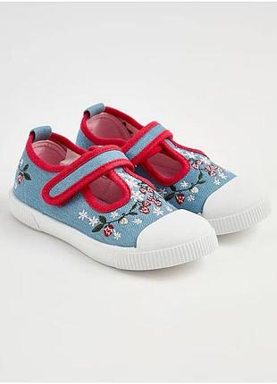 Кеды для девочек от george 19 р. ( 12,5 см)