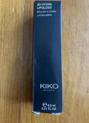 Блиск для губ kiko milano 3d hydra lipgloss 01